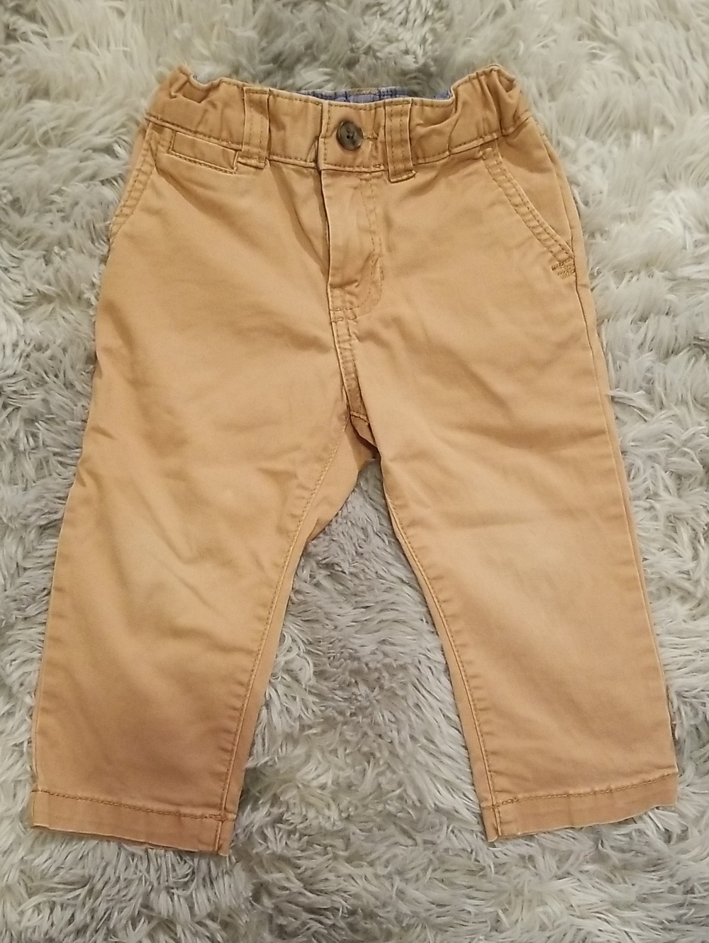 Baby Khaki Cotton Pants
